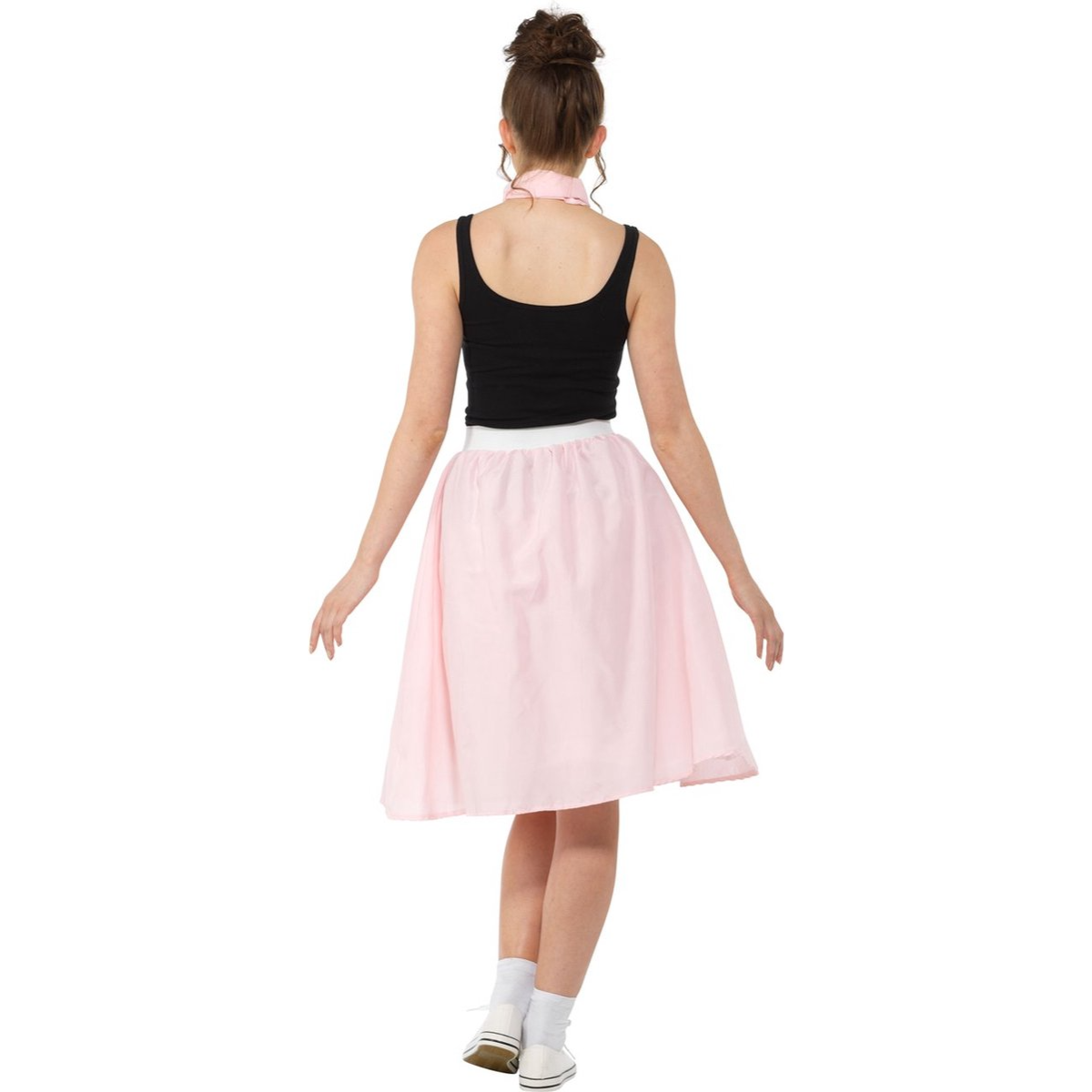 50’s Rok & Sjaaltje Dames Lichtroze – Jaren 50 Carnaval Set 