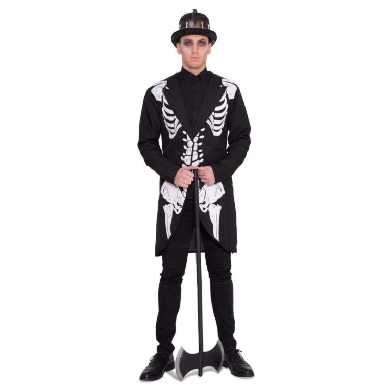 Skelet Colbert Heren β Zwart Halloween JasjeΒ
