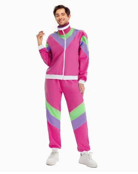 Jaren ‘90 Trainingspak – Roze - Unisex 