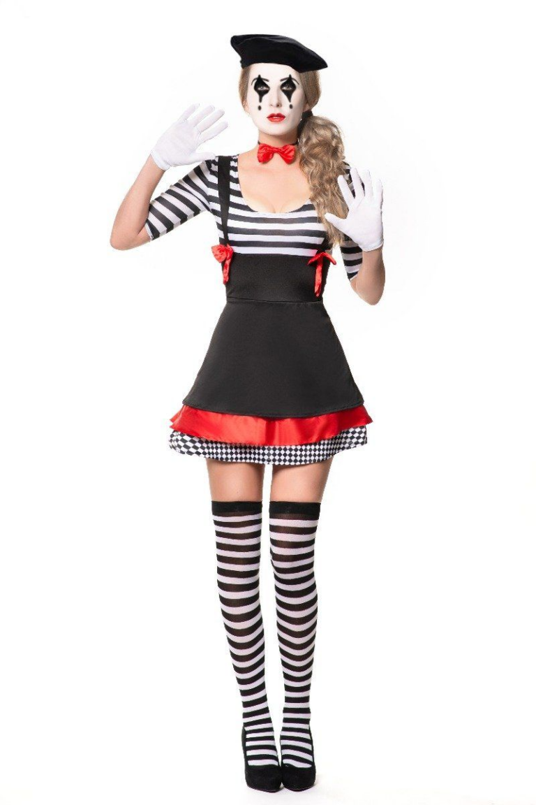 Mime Jurk Rood Zwart Dames 